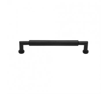 Heritage Brass C0319 Cabinet Pull Handles - Bauhaus Round Design - Matt Black