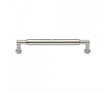 Heritage Brass C0319 Cabinet Pull Handles - Bauhaus Round Design - Polished Nickel