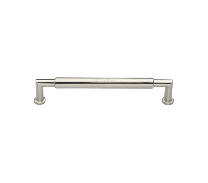 Heritage Brass C0319 Cabinet Pull Handles - Bauhaus Round Design - Satin Nickel