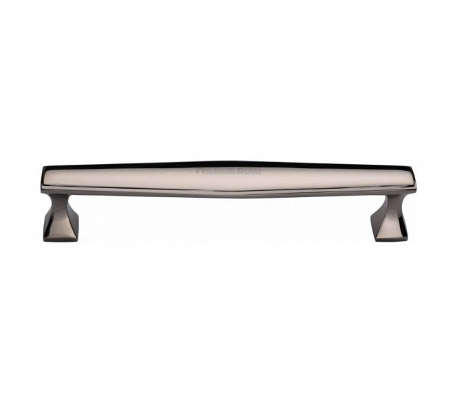 Heritage Brass C0334 Art Deco Cabinet Pull Handle 152mm - Polished Nickel