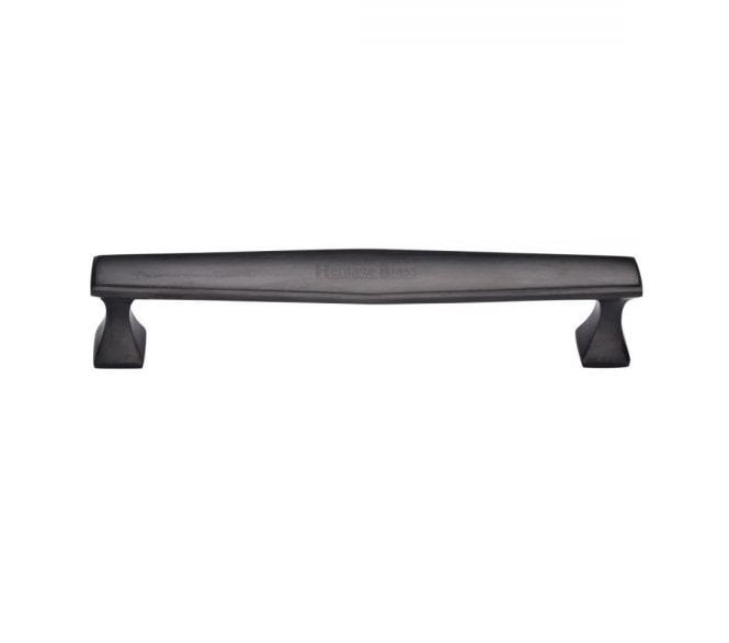 Heritage Brass C0334 Art Deco Cabinet Pull Handles - Matt Black