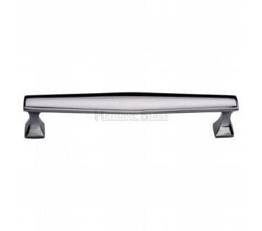 Heritage Brass C0334 Art Deco Cabinet Pull Handles - Polished Chrome