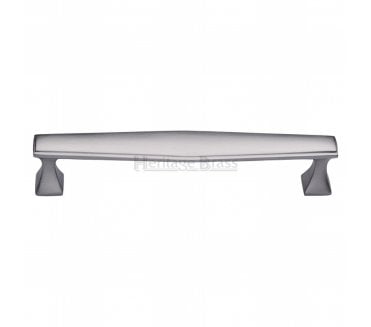 Heritage Brass C0334 Art Deco Cabinet Pull Handles - Satin Chrome