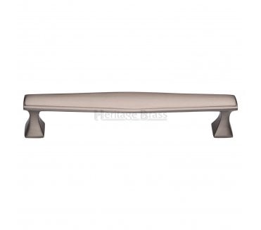 Heritage Brass C0334 Art Deco Cabinet Pull Handles - Satin Nickel