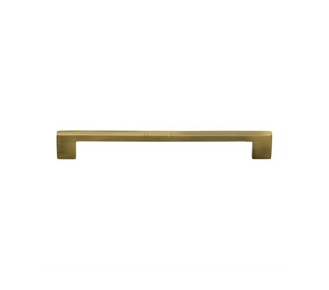 Heritage Brass C0337 Metro Square Cabinet Pull Handles 203mm - Antique Brass