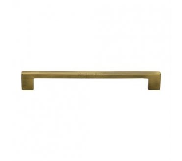 Heritage Brass C0337 Metro Square Cabinet Pull Handles 203mm - Antique Brass