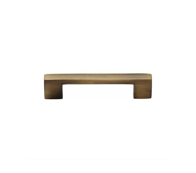 Heritage Brass C0337 Metro Square Cabinet Pull Handles - Antique Brass
