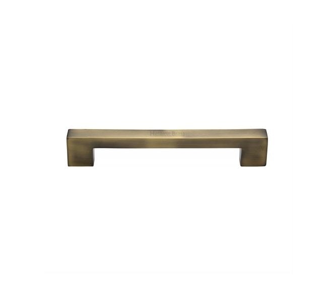 Heritage Brass C0337 Metro Square Cabinet Pull Handles - Antique Brass
