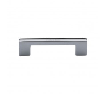Heritage Brass C0337 Metro Square Cabinet Pull Handles - Polished Chrome
