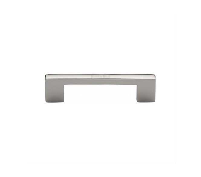 Heritage Brass C0337 Metro Square Cabinet Pull Handles - Polished Nickel