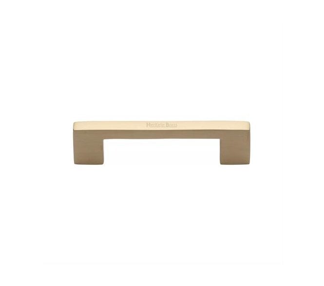 Heritage Brass C0337 Metro Square Cabinet Pull Handles - Satin Brass