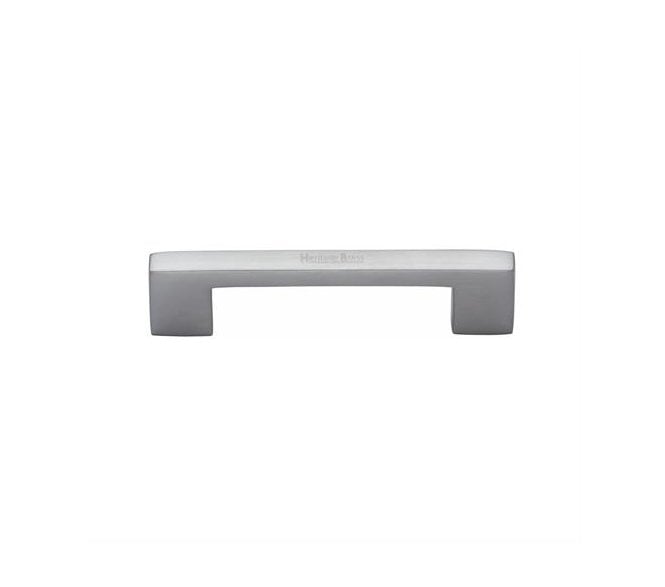 Heritage Brass C0337 Metro Square Cabinet Pull Handles - Satin Chrome