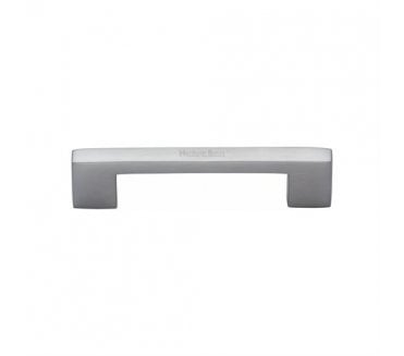 Heritage Brass C0337 Metro Square Cabinet Pull Handles - Satin Chrome