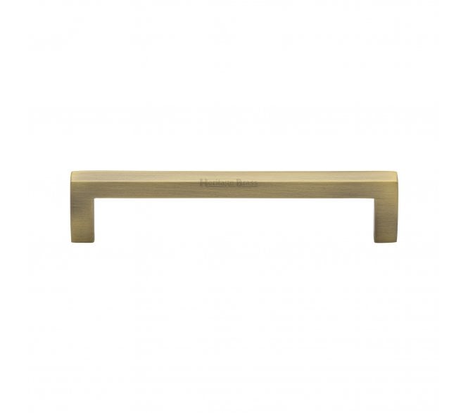 Heritage Brass C0339 City Square Cabinet Pull Handles - Antique Brass
