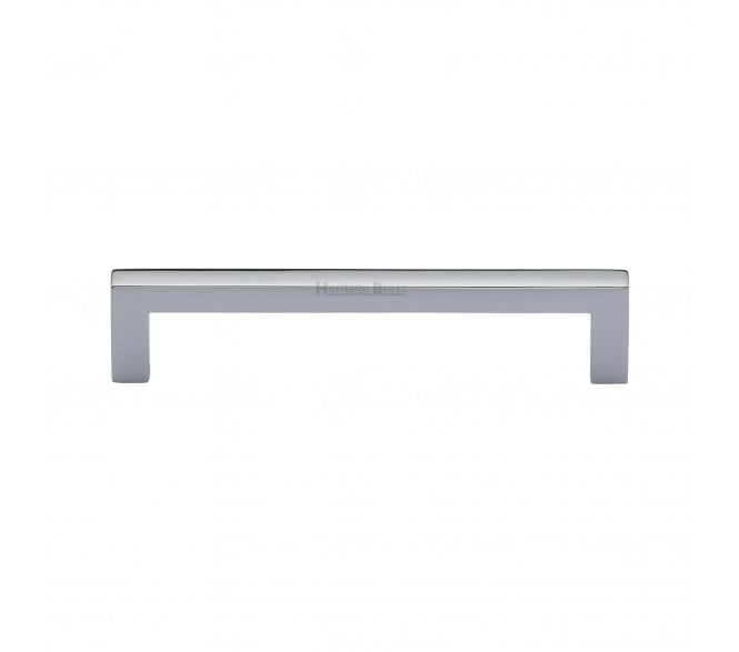 Heritage Brass C0339 City Square Cabinet Pull Handles - Polished Chrome