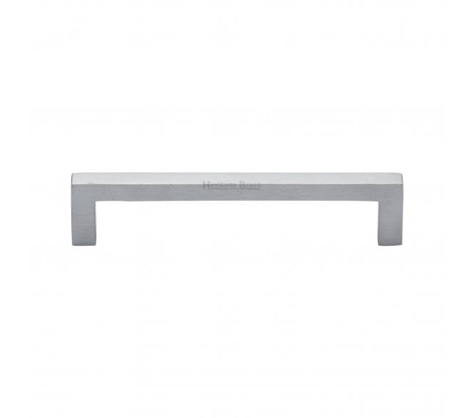 Heritage Brass C0339 City Square Cabinet Pull Handles - Satin Chrome
