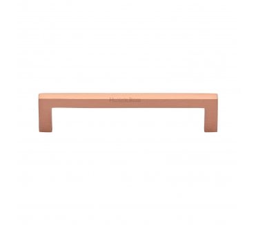 Heritage Brass C0339 City Square Cabinet Pull Handles - Satin Rose Gold