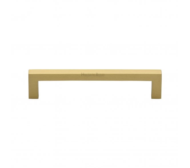 Heritage Brass C0339 Square Metro Cabinet Pull Handles - Satin Brass