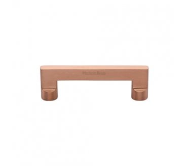 Heritage Brass C0345 Apollo Cabinet Pull Handles - Satin Rose Gold