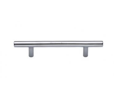 Heritage Brass C0361 T-Bar Cabinet Pull Handles - Polished Chrome.