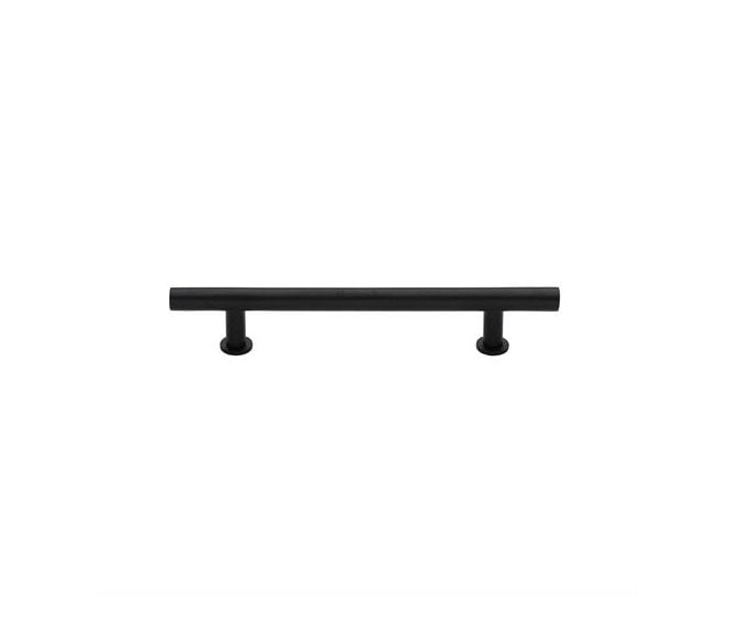 Heritage Brass C0362 T-Bar Cabinet Pull Handles with Rose - Matt Black