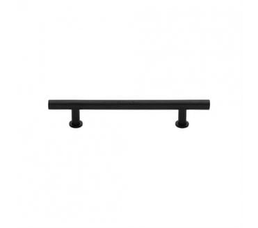 Heritage Brass C0362 T-Bar Cabinet Pull Handles with Rose - Matt Black