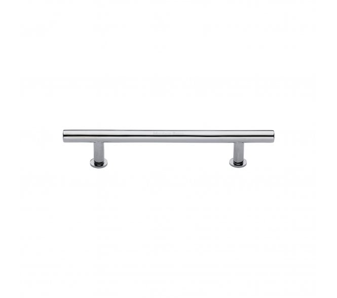 Heritage Brass C0362 T-Bar Cabinet Pull Handles with Rose -Polished Chrome