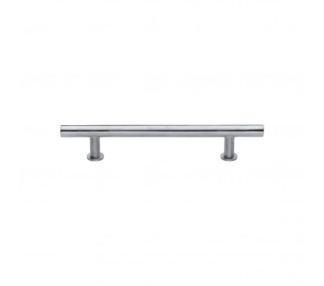 Heritage Brass C0362 T-Bar Cabinet Pull Handles with Rose - Satin Chrome