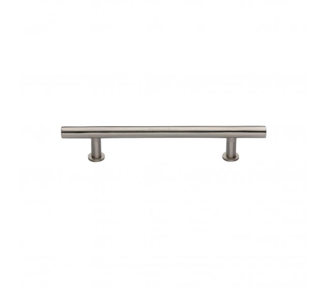 Heritage Brass C0362 T-Bar Cabinet Pull Handles with Rose - Satin Nickel