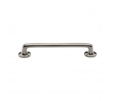 Heritage Brass C0376 Cabinet Pull Handles With Roses - Polished Nickel