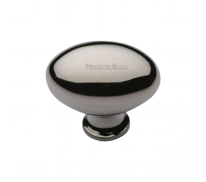 Heritage Brass C114 Oval Cabinet Knobs - Polished Nickel