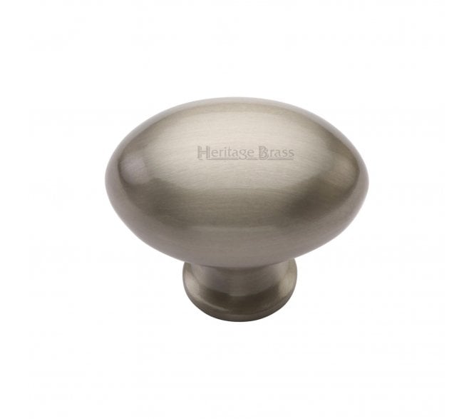 Heritage Brass C114 Oval Cabinet Knobs - Satin Nickel