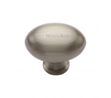Heritage Brass C114 Oval Cabinet Knobs - Satin Nickel