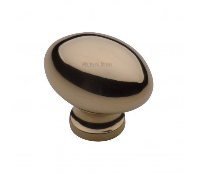 Heritage Brass C114 Oval Cabinet Knobs - Unlacquered Brass