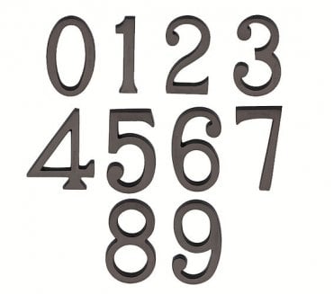 Heritage Brass C1564 Door Numerals - 76mm - Matt Bronze