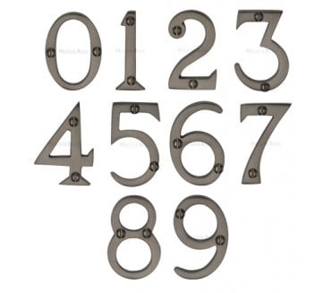 Heritage Brass C1567 51mm Door Numerals - Matt Bronze