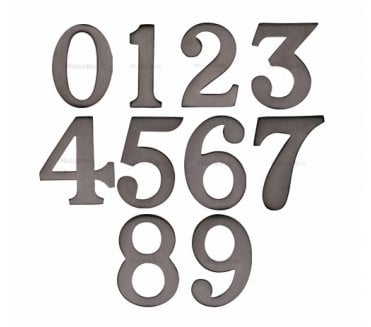 Heritage Brass C1568 Self Adhesive Numerals 51mm - Matt Bronze