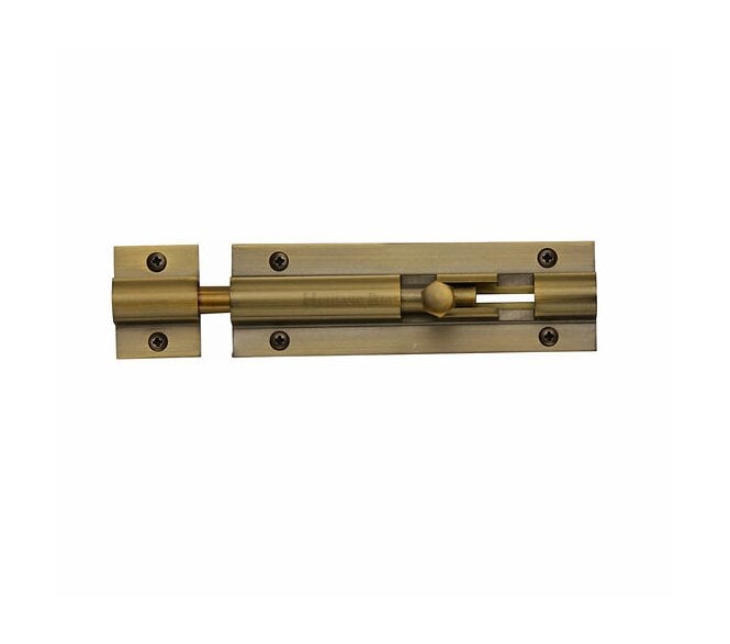 Heritage Brass C1580 Straight Door Bolt - Antique Brass