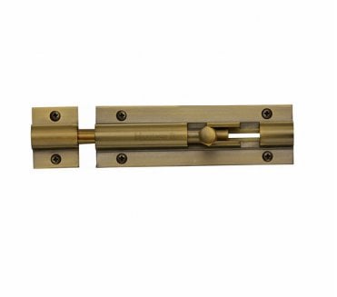 Heritage Brass C1580 Straight Door Bolt - Antique Brass