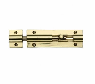 Heritage Brass C1580 Straight Door Bolt - Polished Brass