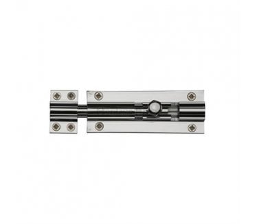 Heritage Brass C1580 Straight Door Bolt - Polished Chrome