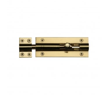 Heritage Brass C1584 Straight Barrel Bolts Heavy Duty - Polished Brass