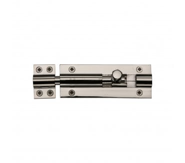 Heritage Brass C1584 Straight Barrel Bolts Heavy Duty - Polished Nickel