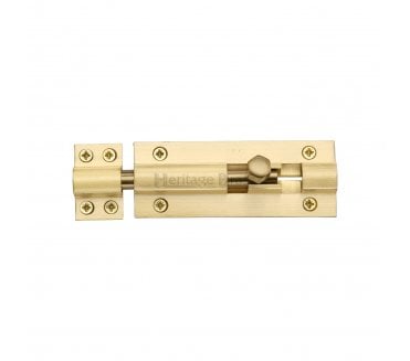 Heritage Brass C1584 Straight Barrel Bolts Heavy Duty - Satin Brass