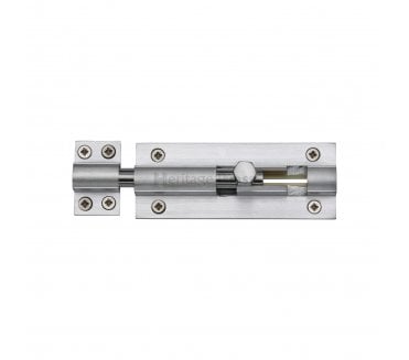 Heritage Brass C1584 Straight Barrel Bolts Heavy Duty - Satin Chrome