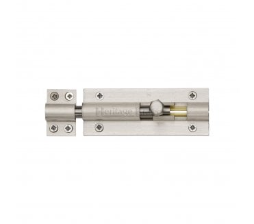 Heritage Brass C1584 Straight Barrel Bolts Heavy Duty - Satin Nickel