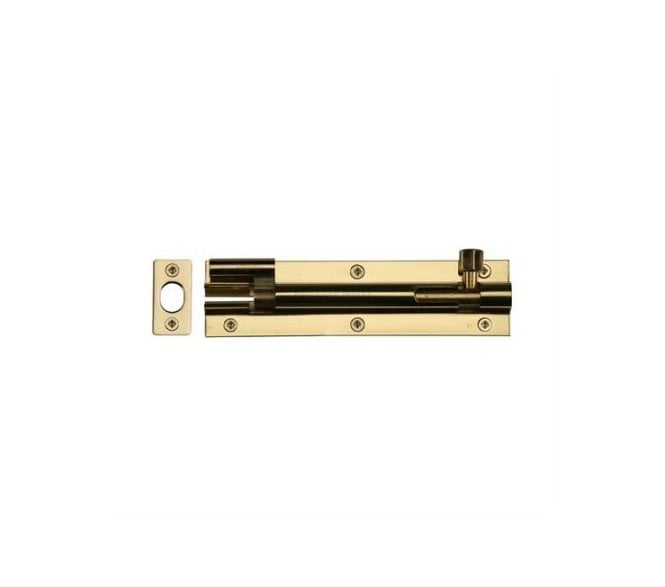 Heritage Brass C1590 Swan Necked Door Bolt - Polished Brass