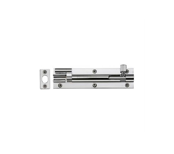Heritage Brass C1590 Swan Necked Door Bolt - Polished Chrome