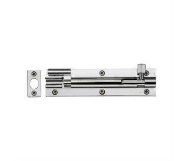 Heritage Brass C1590 Swan Necked Door Bolt - Polished Chrome