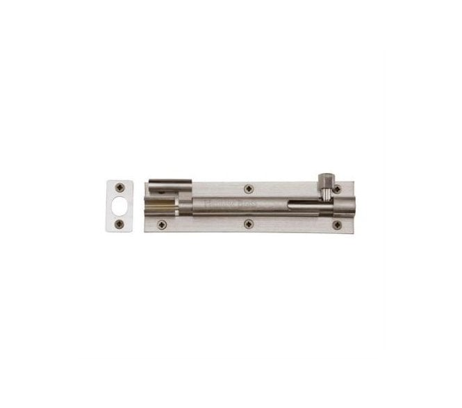 Heritage Brass C1590 Swan Necked Door Bolt - Satin Nickel